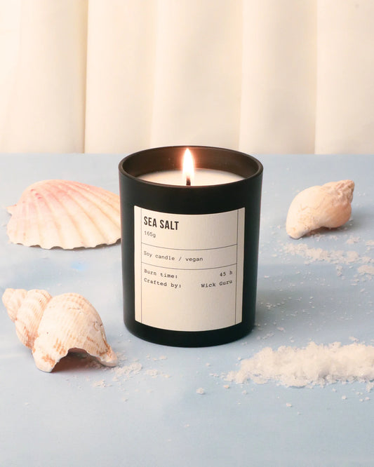 Sea Salt Candle | Sea Salt + Sandalwood + Amber