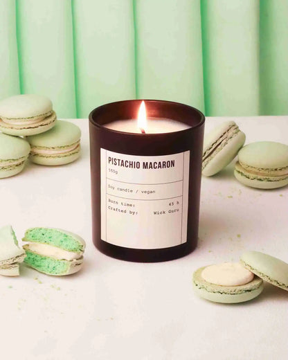 Pistachio Macaron Candle