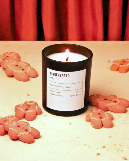 gingerbread candle