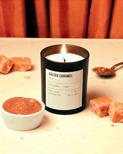 salted caramel candle